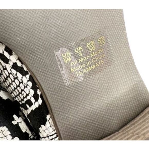 Dr. Scholl’s Boots Size 6 Teammate Snakeskin Block Heel Round Toe Ankle Boot - Picture 7 of 8